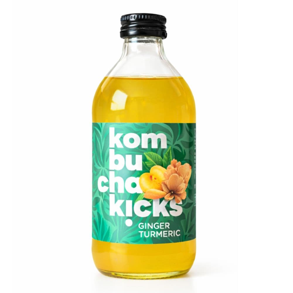 Kombucha Kicks zázvor-kurkuma 330 ml