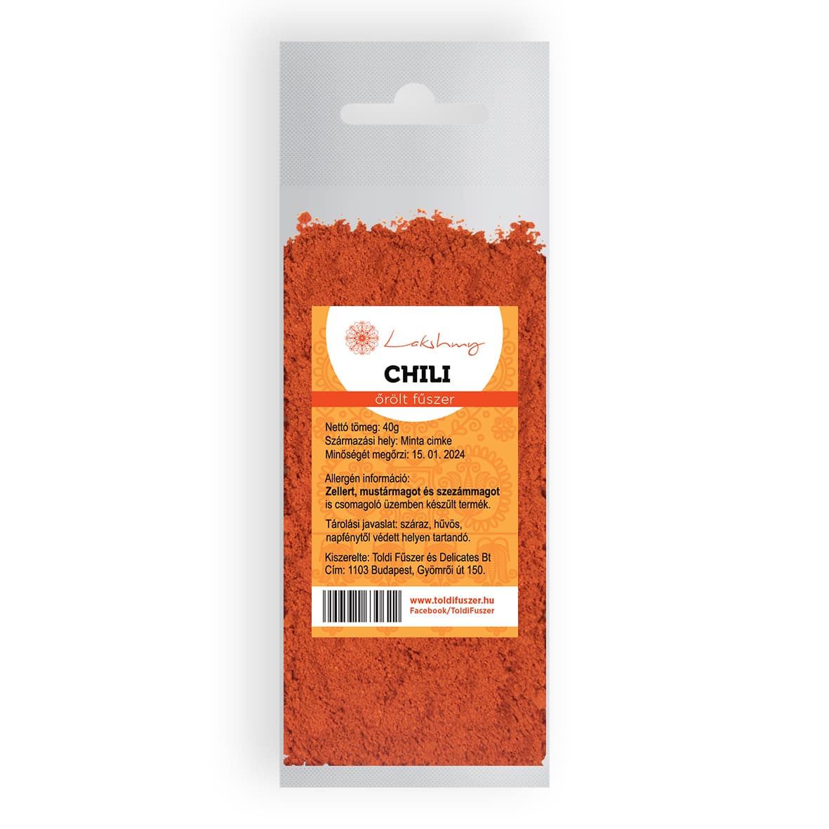 Lakshmy mleté chilli 40 g - 12721