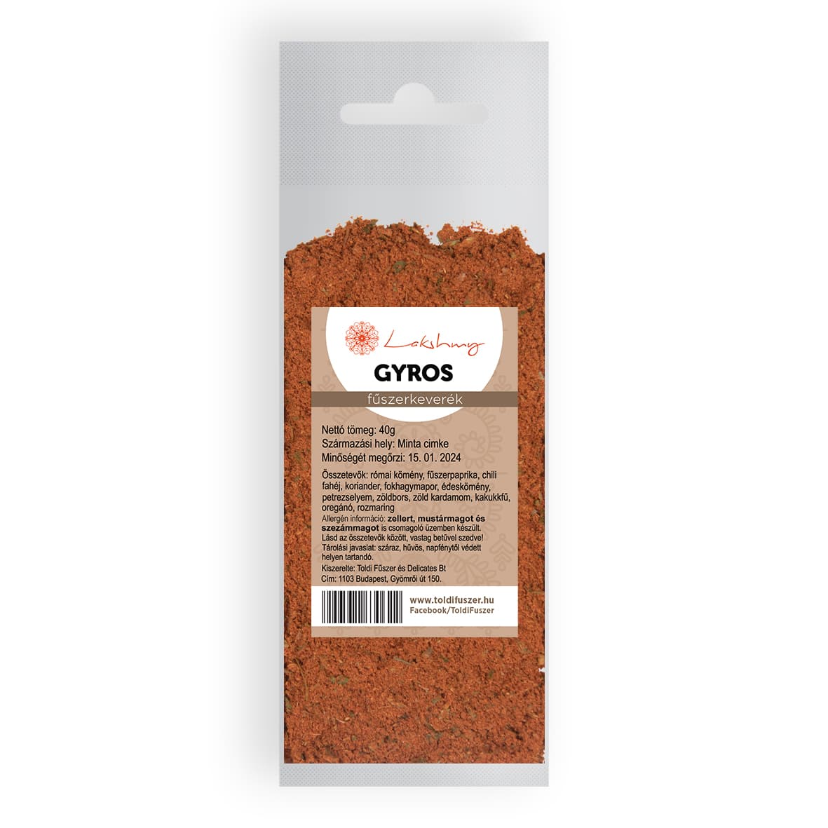 Lakhsmy Gyros koreniaca zmes 40 g - 34628