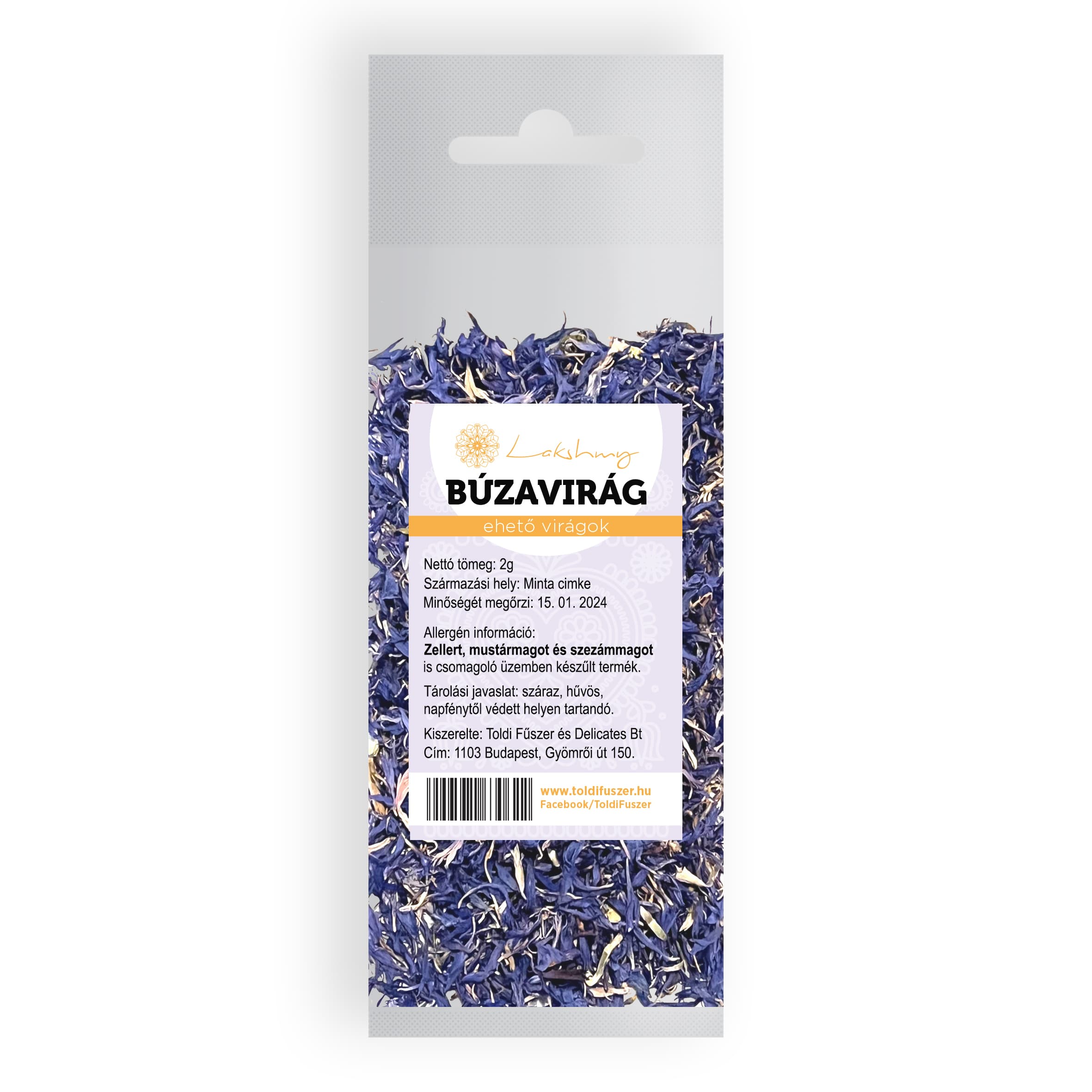 Lakshmy sušené lupienky nevädze 2 g - 94230