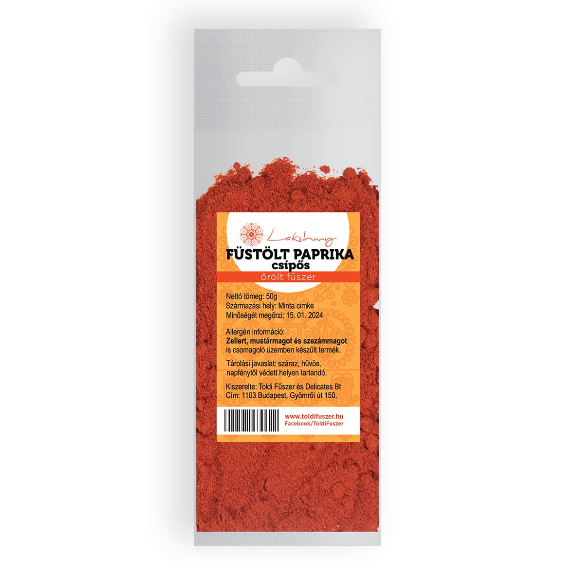 Lakshmy údená paprika pikantná 50 g