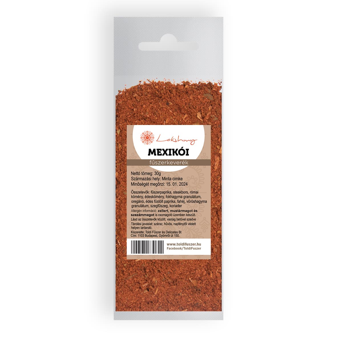 Lakshmy mexická koreninová zmes 30 g - 95447