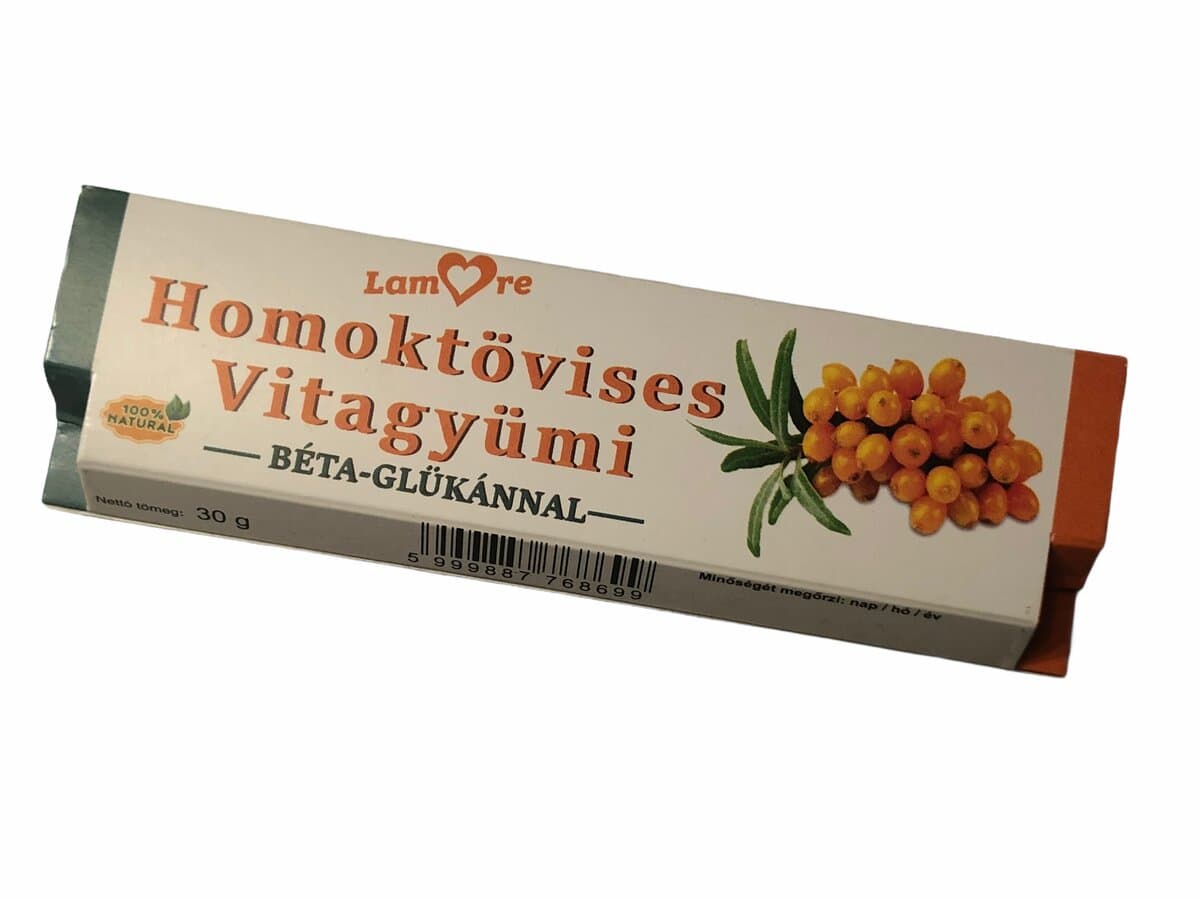Lamore rakytníková vitagyümi tyčinka s beta-glukánom 30 g