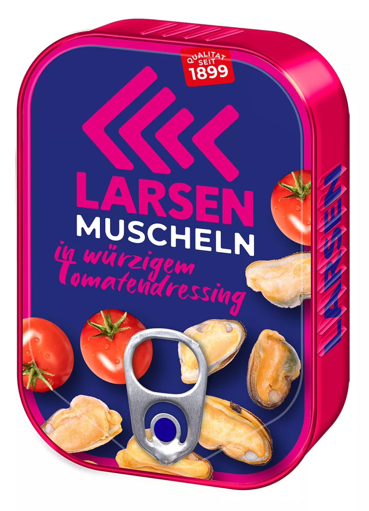 Larsen mušle v pikantnej paradajkovej omáčke 110 g