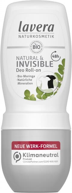 Lavera bio guličkový dezodorant natural invisible 50 ml