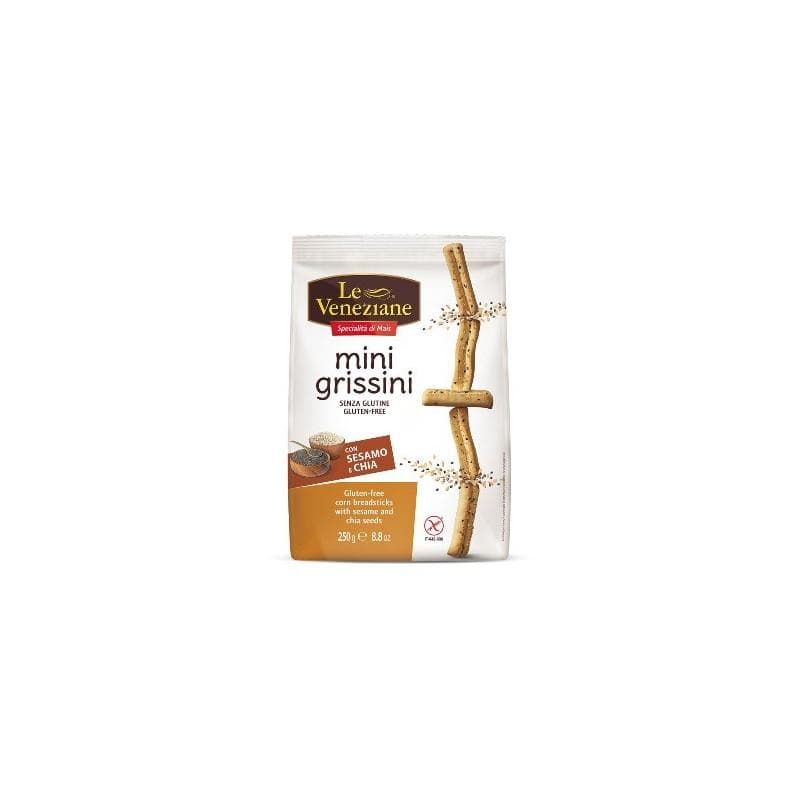 LE VENEZIANE Mini grissini so sezamom a chia semienkami bezgluténové 250 g