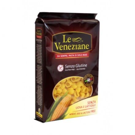 Le Veneziane bezlepkové kukuričné cestoviny Pipe Rigate 250 g - 49889