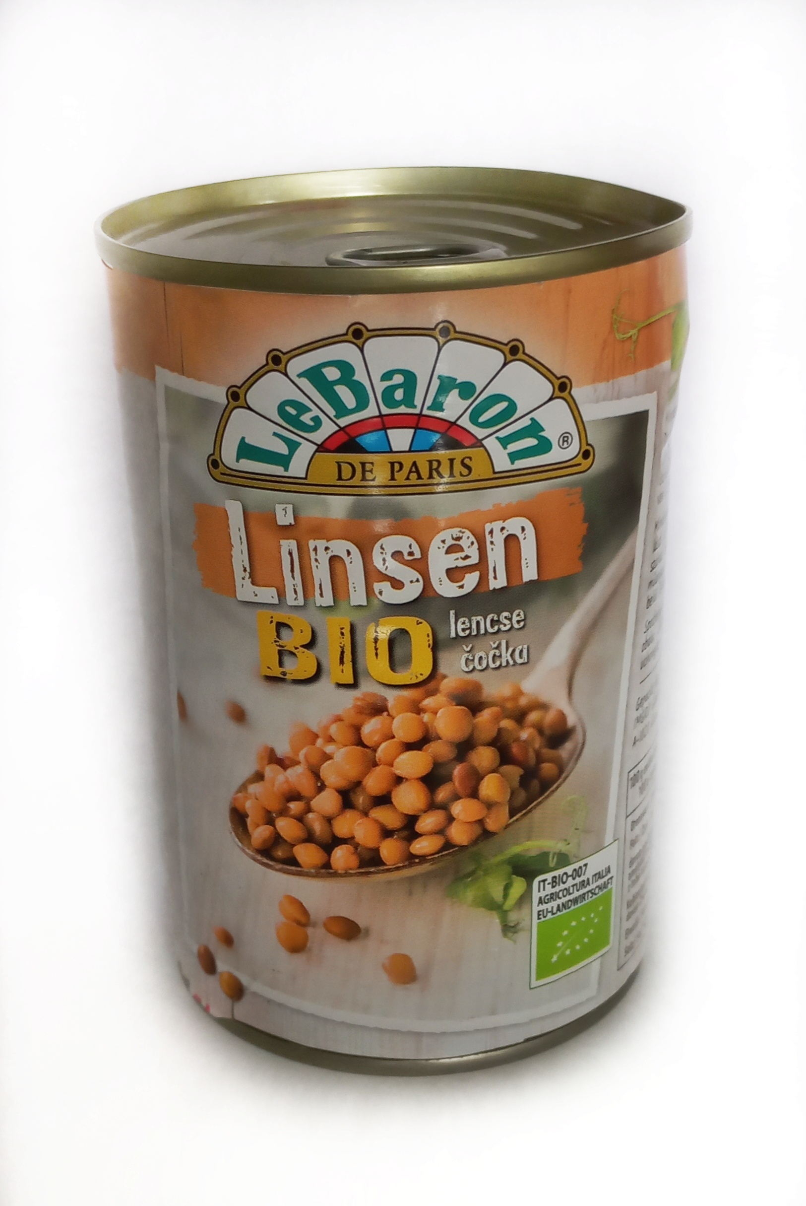 Le Baron bio šošovica 400 g