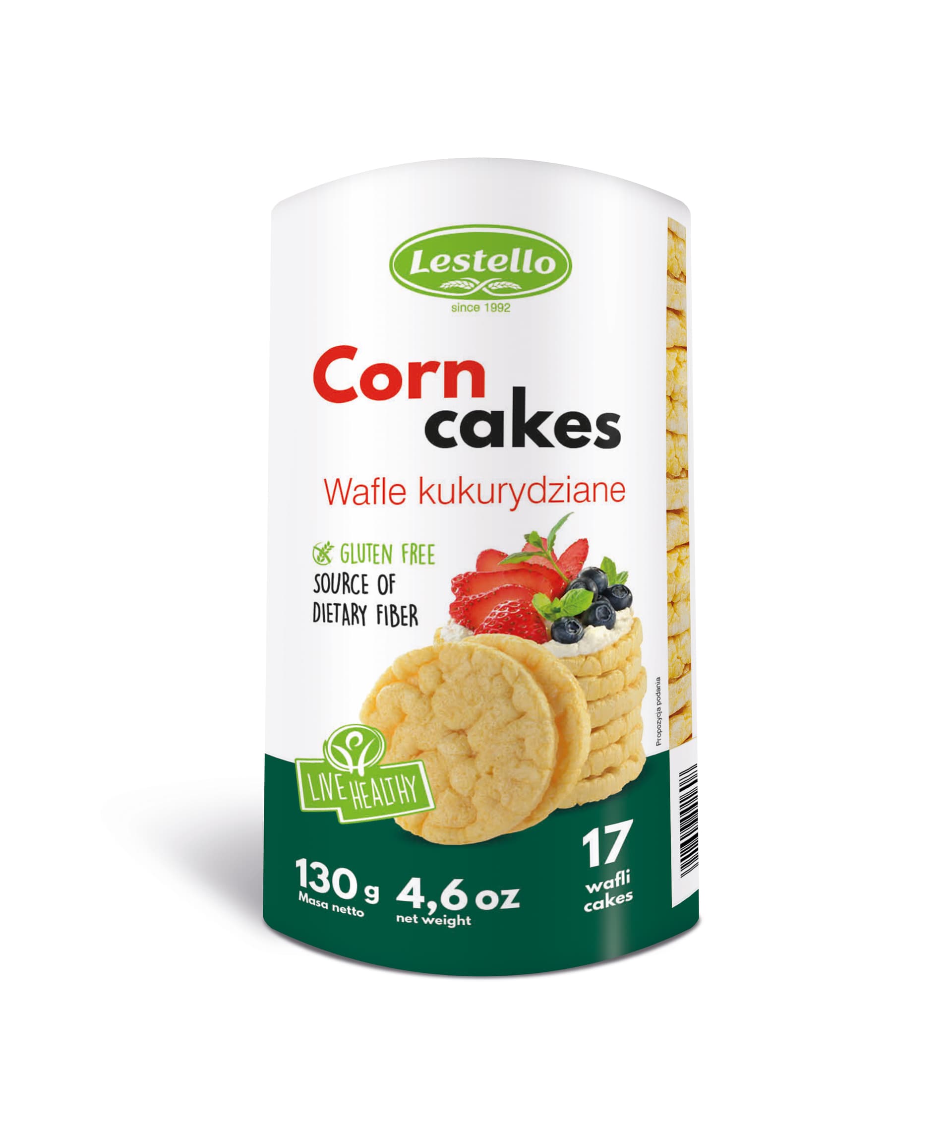 LESTELLO chrumkavé kukuričné chlebíčky bez lepku 130 g