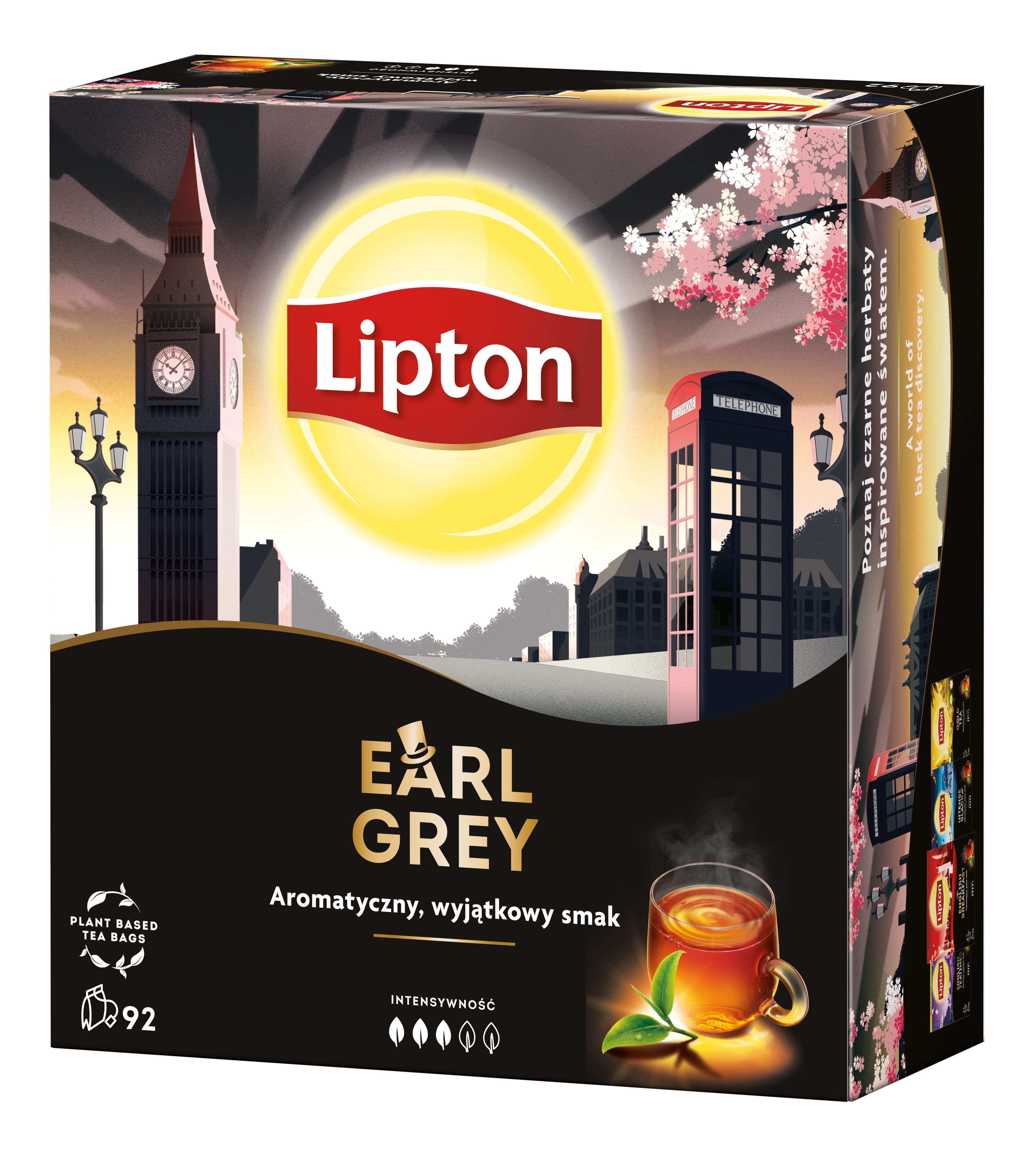 Lipton earl grey čaj 92x1,5g 138 g