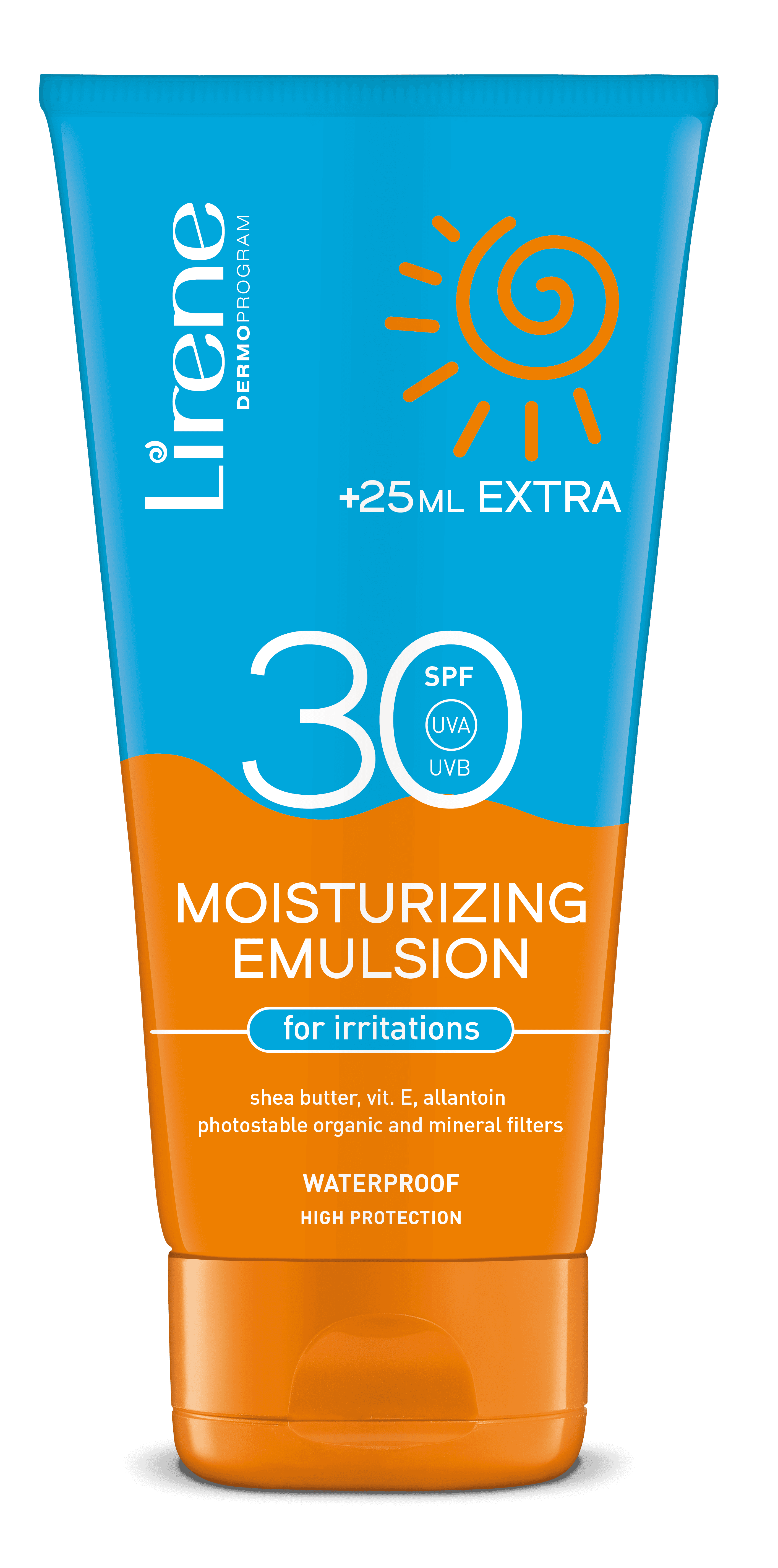 Lirén hydratačná emulzia spf30 175 ml