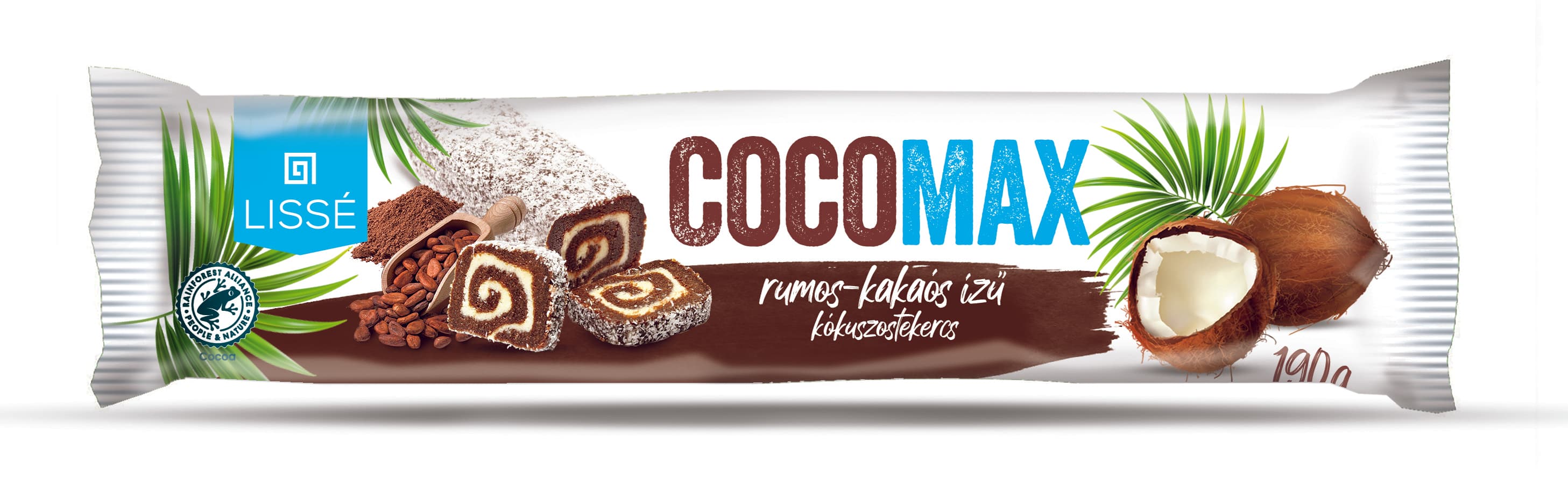 Lissé cocomax rum-kokosový valček 190 g