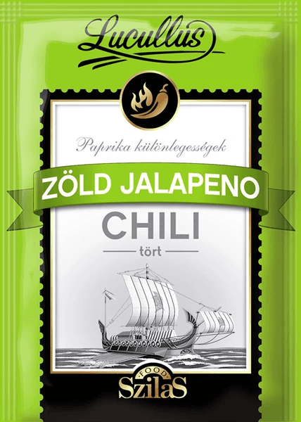 Lucullus zelené jalapeno chili drvené 10 g