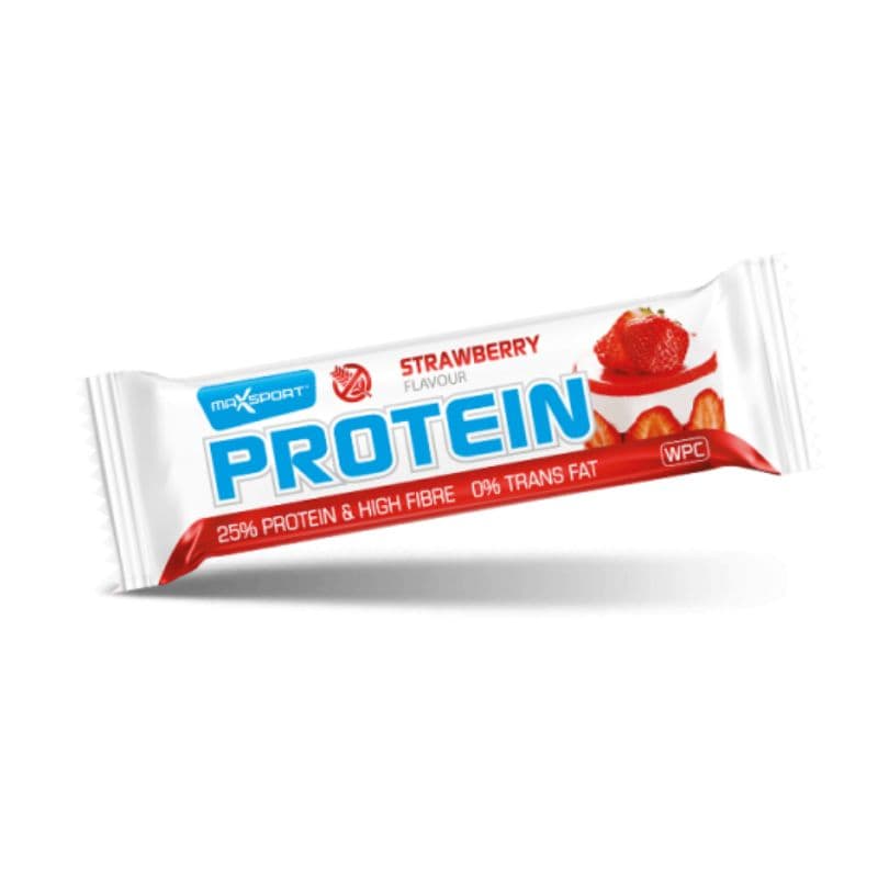 Max Sport Proteínová tyčinka s jahodovou príchuťou 60 g - 46945