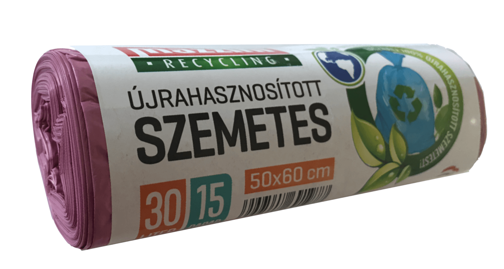 Mazzini recyklované odpadkové vrece 30L 15 ks