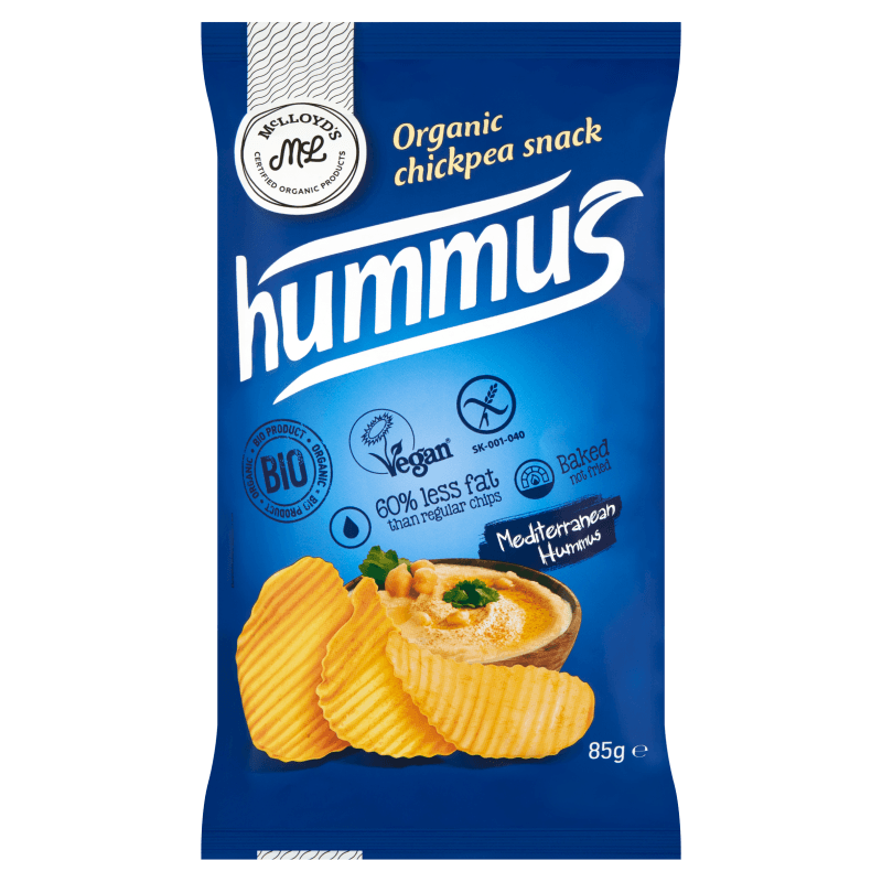 Mclloyds bio hummus cícerový snack 85 g
