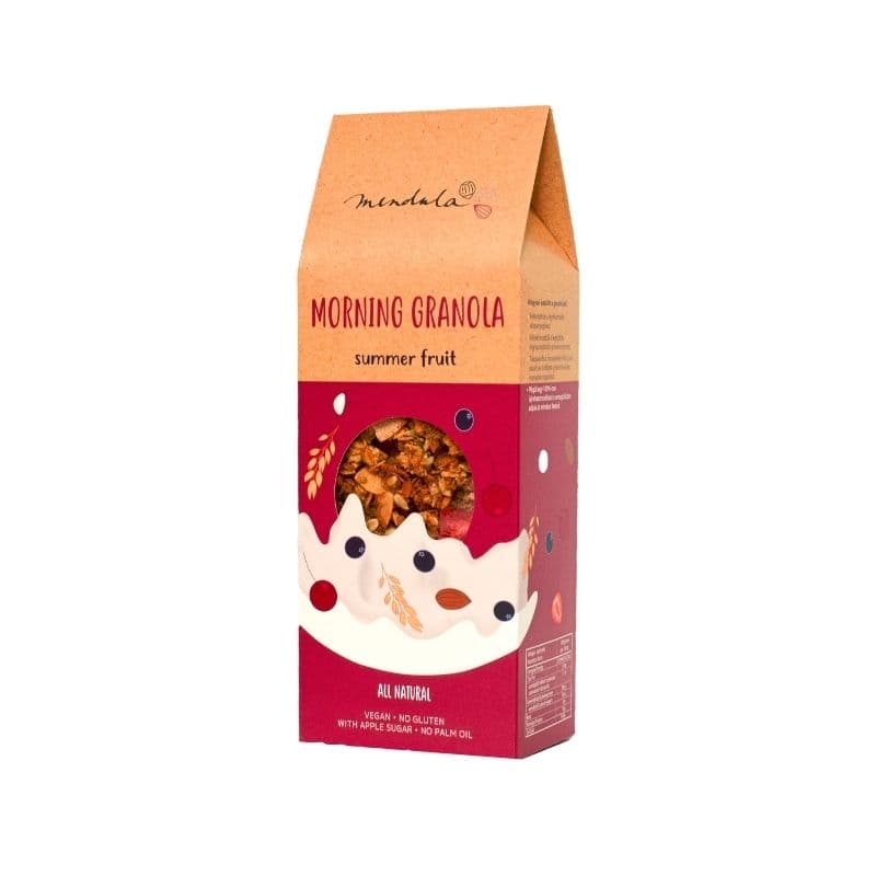 Mendula chrumkavá granola s letným ovocím 300 g