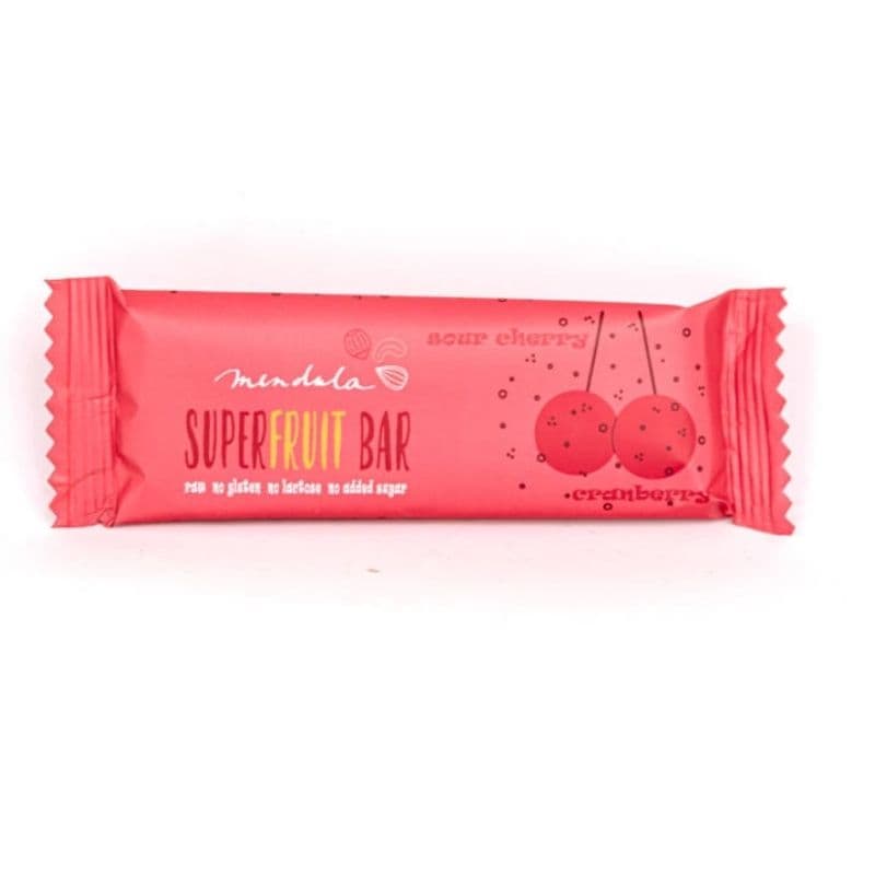 Mendula Superfruit tyčinka s brusnicami a višňami 40 g