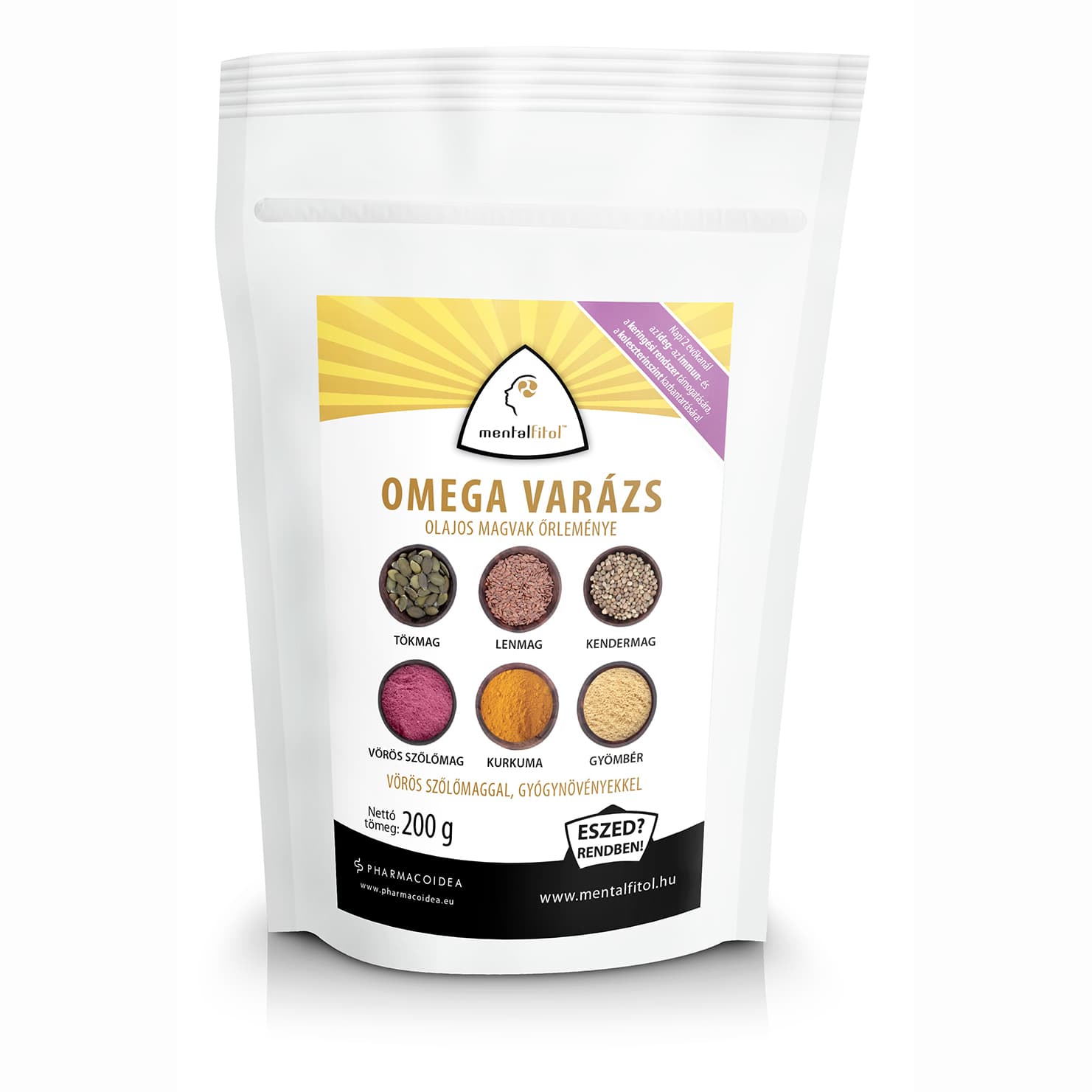 Pharmacoidea mentalfitol omega čarovný 200 g