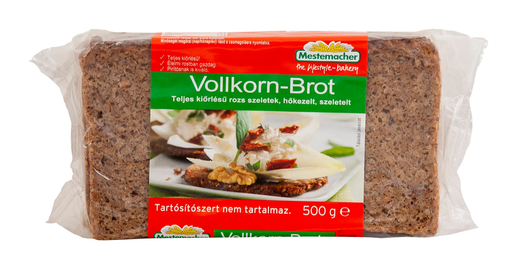 Mestemacher Celozrnný Ražný Chlieb 500 g - 94467