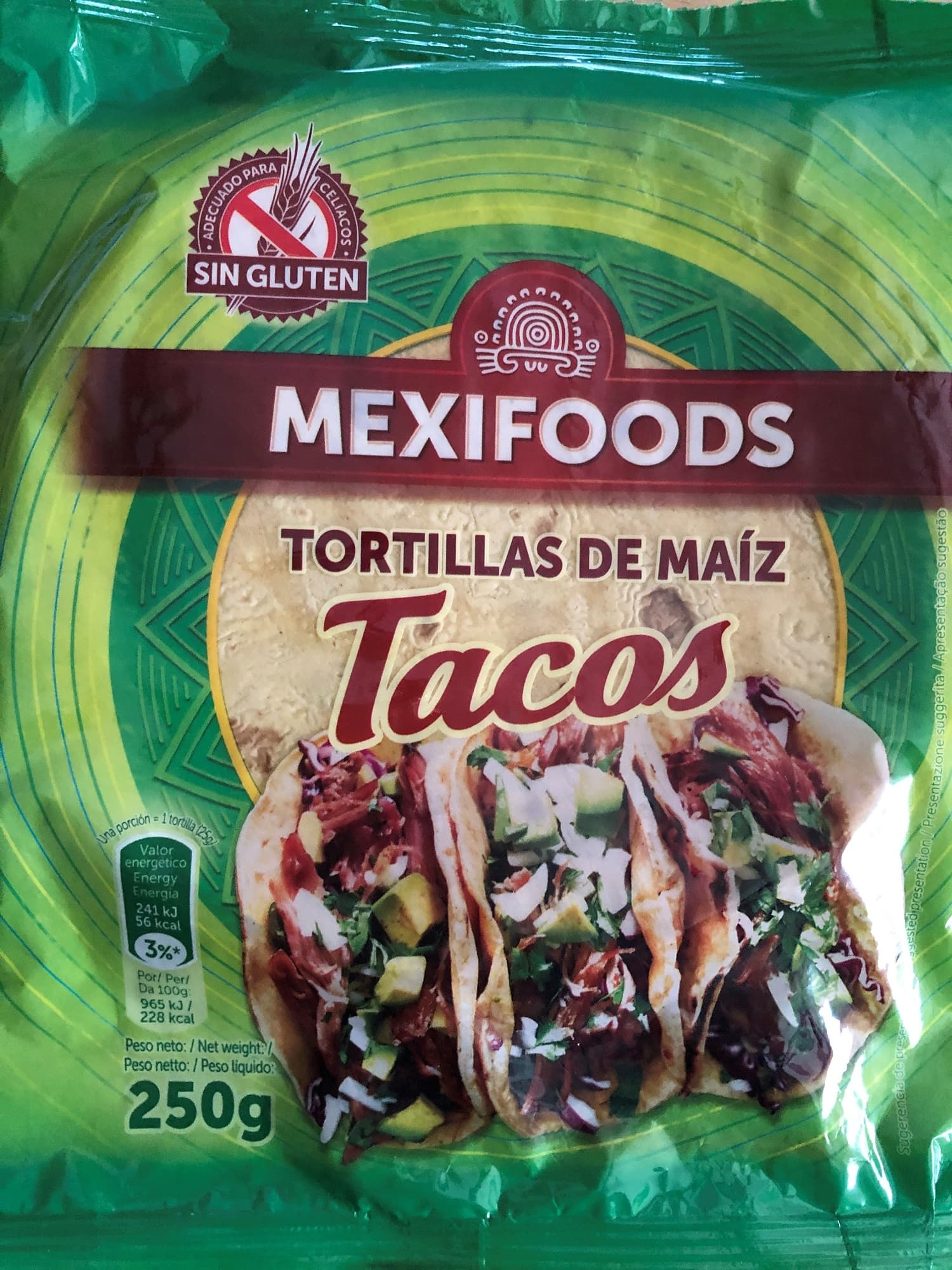 Mexifoods kukuričná tortilla 15 cm 250 g