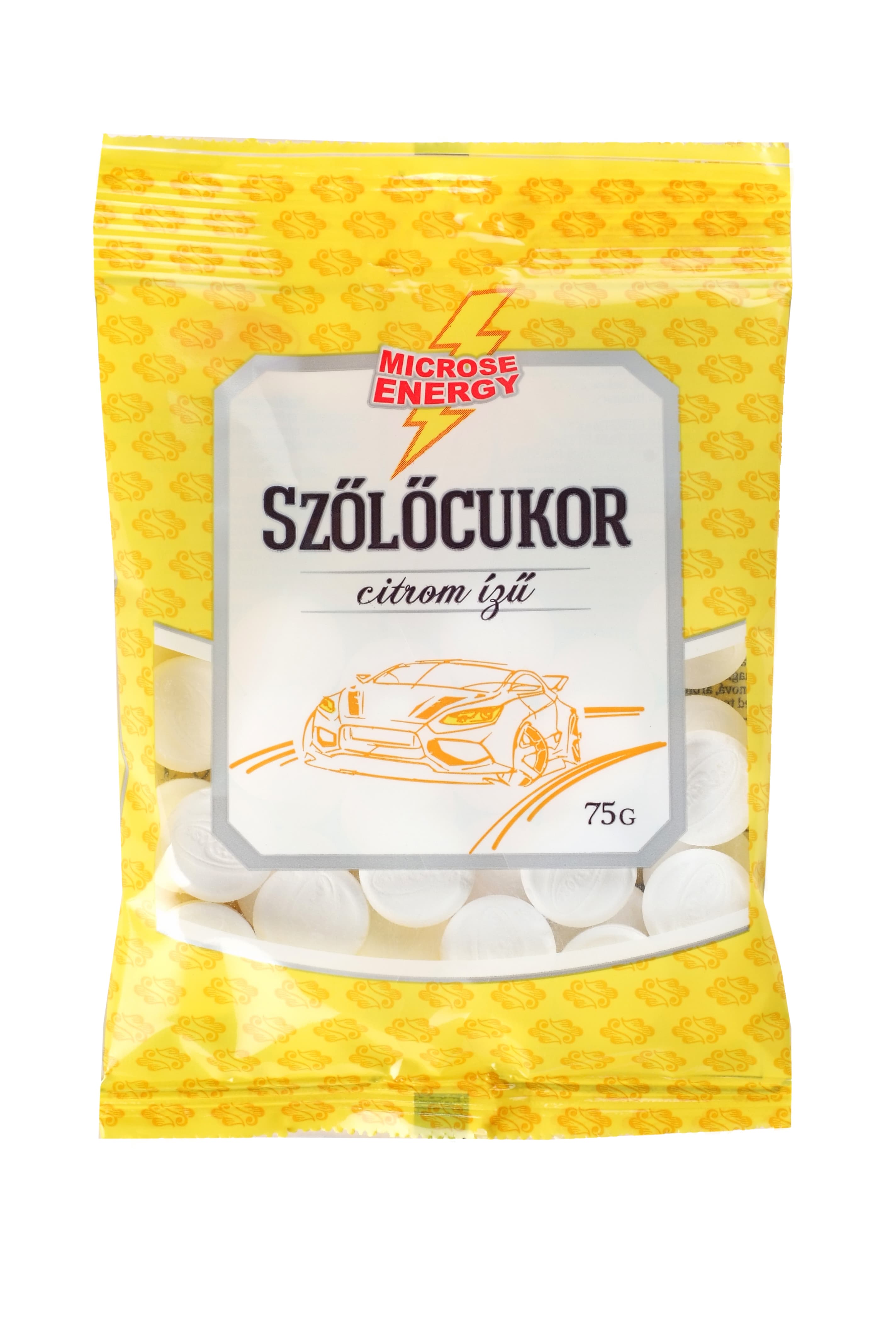 Microse citrónové hroznové cukrové tablety 75 g