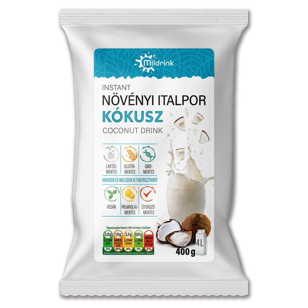 Mildrink kokosový nápoj v prášku 400 g