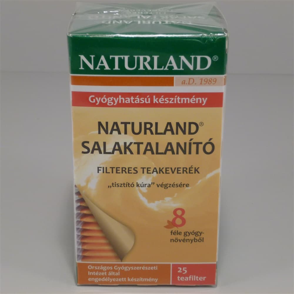 NATURLAND detoxikačný čaj vrecúškový 25 g - 19150
