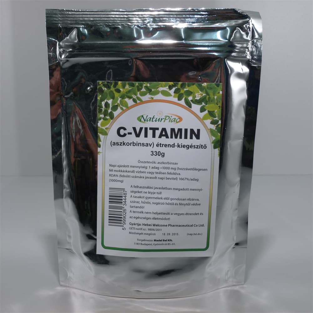 Naturpiac C-vitamin /askorbová kyselina/ 330 g