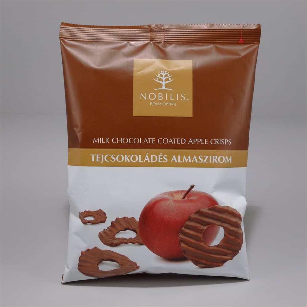 Nobilis jablkové lupienky v mliečnej čokoláde 50 g - 18399