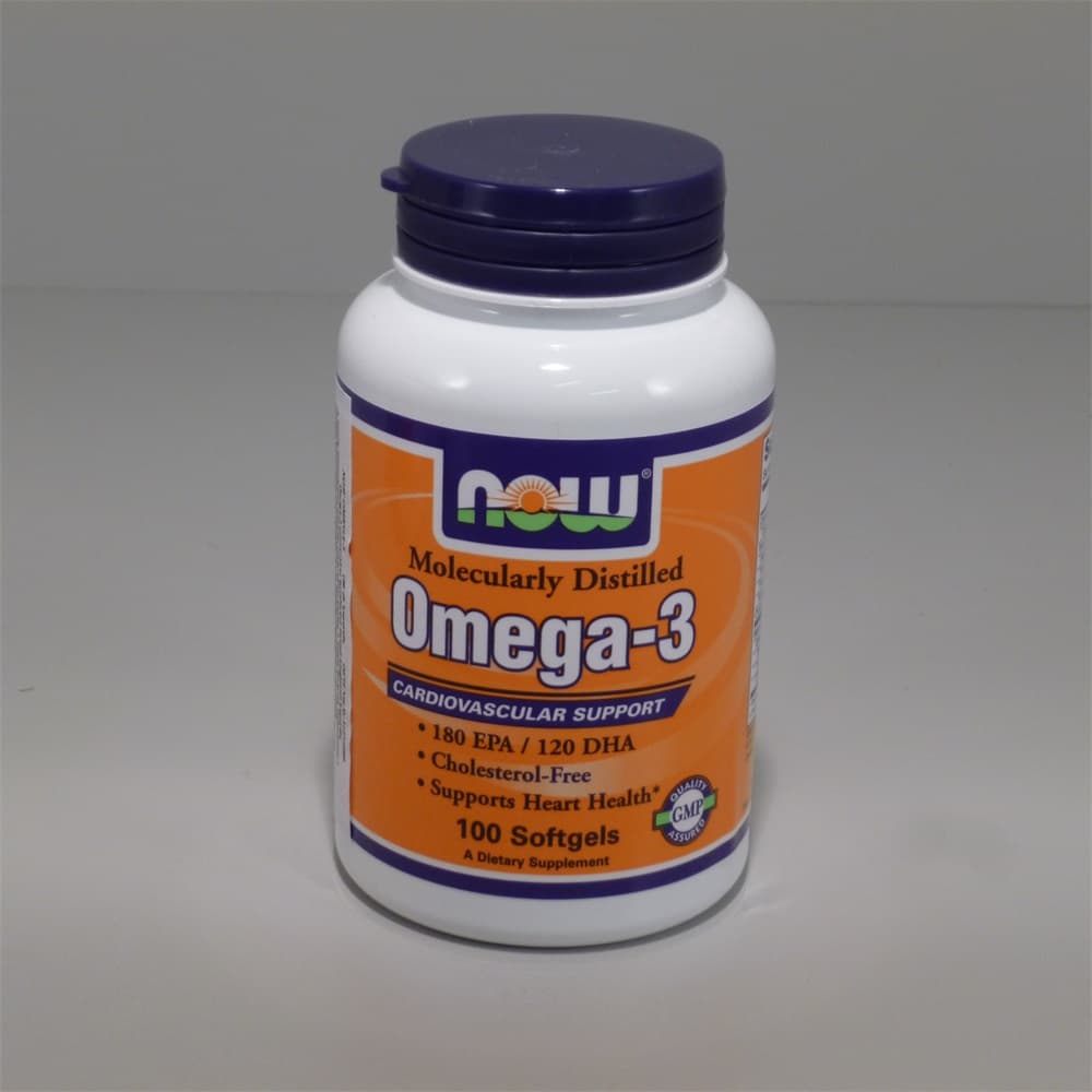 NOW Foods Omega-3 Rybí olej 100 mäkkých kapsúl - 18477