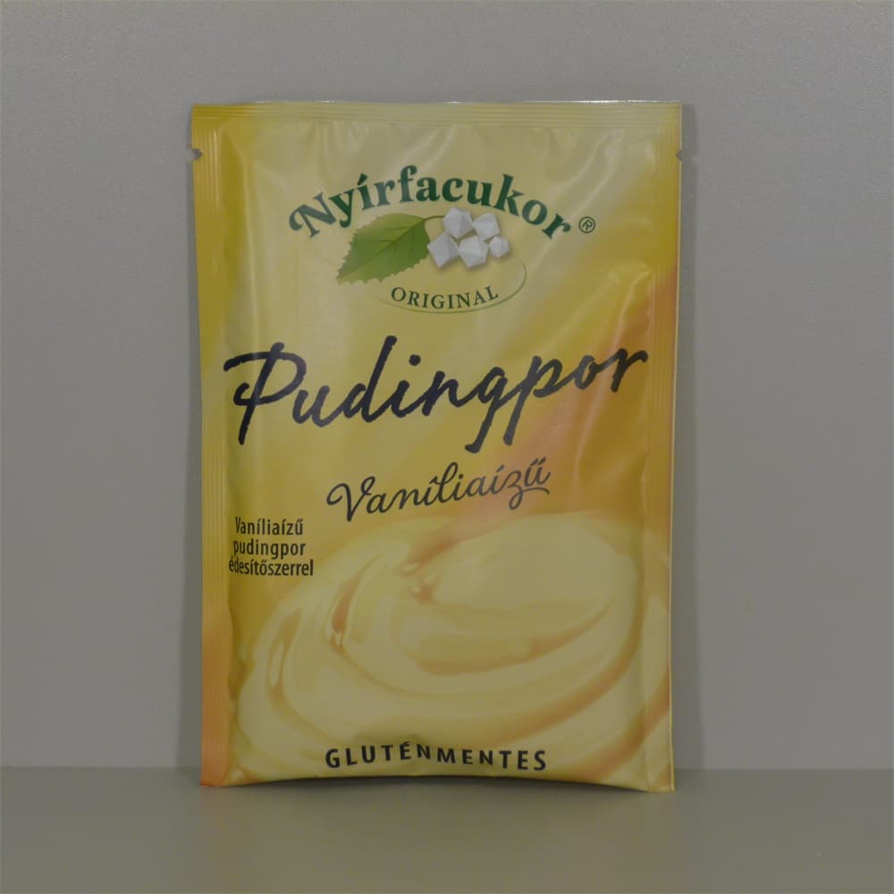 Nyírfacukor Bezlepkový vanilkový pudingový prášok 80 g