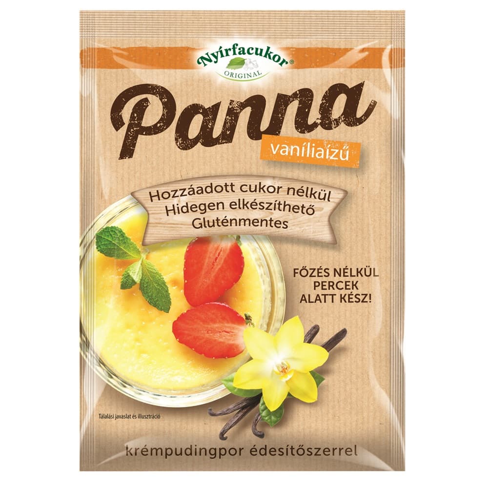 Nyírfacukor Panna vanilkový krémový puding s xylitolom 50 g - 50065