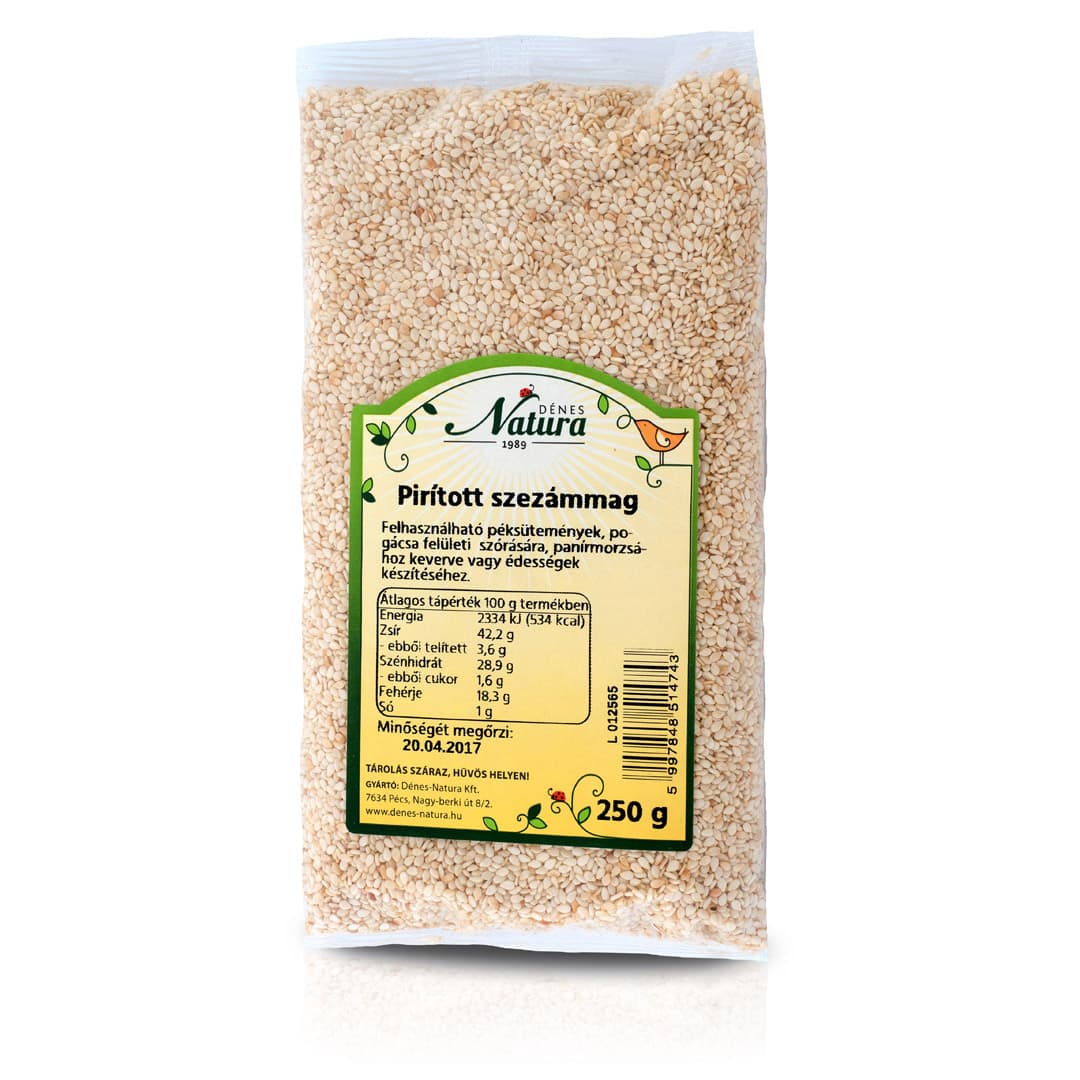 Dénes Natura Pražené sezamové semienka 250 g