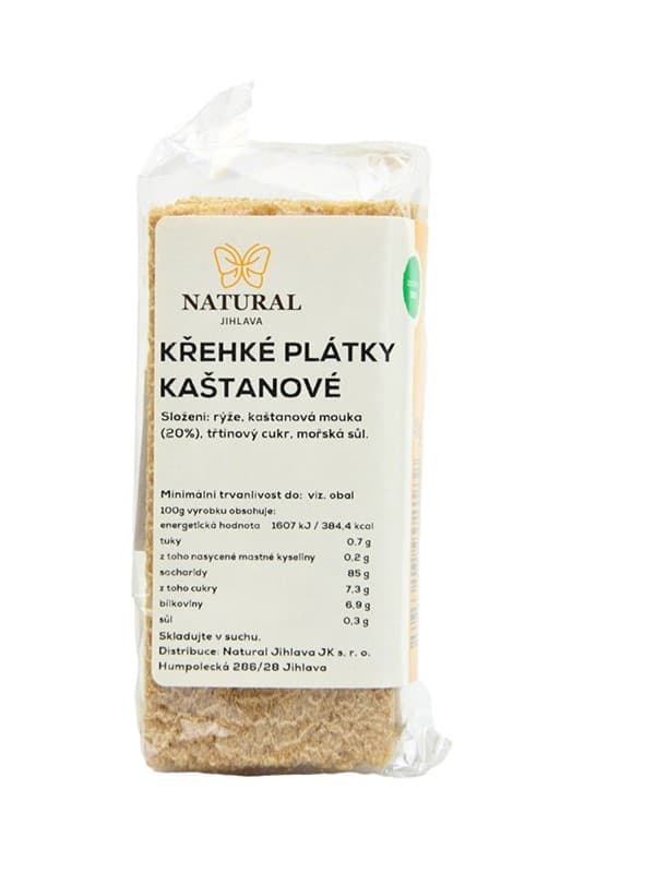 Krehké gaštanové plátky 49 g