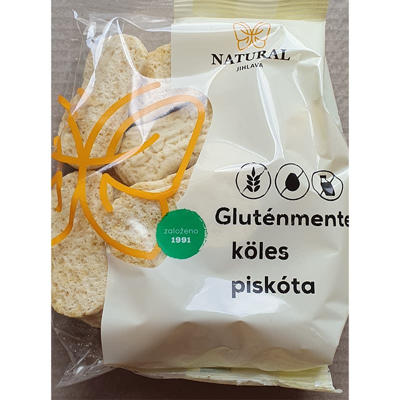 Natural Jihlava Pšenové bezlepkové piškóty 150g - 59596