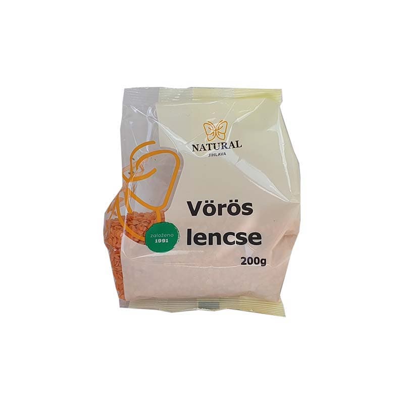 Natural červená šošovica 200 g
