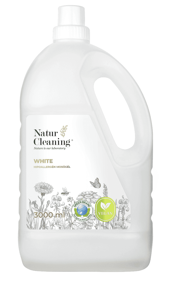 Naturcleaning white hypoalergén prací gél 3000 ml