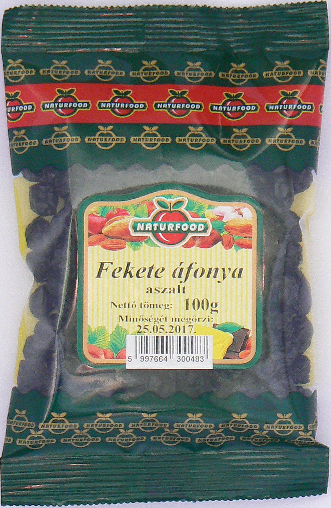 Naturfood Sušené čierne čučoriedky 100 g