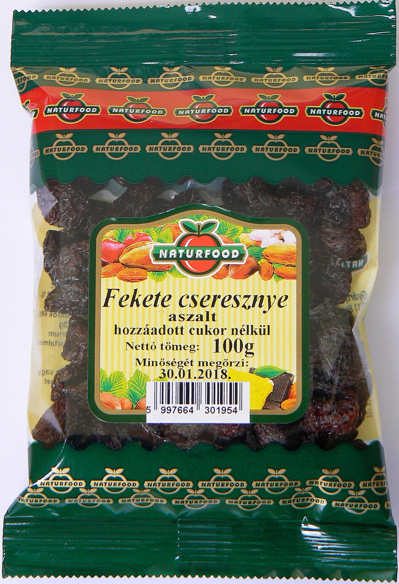 Naturfood sušené čierne čerešne 100 g