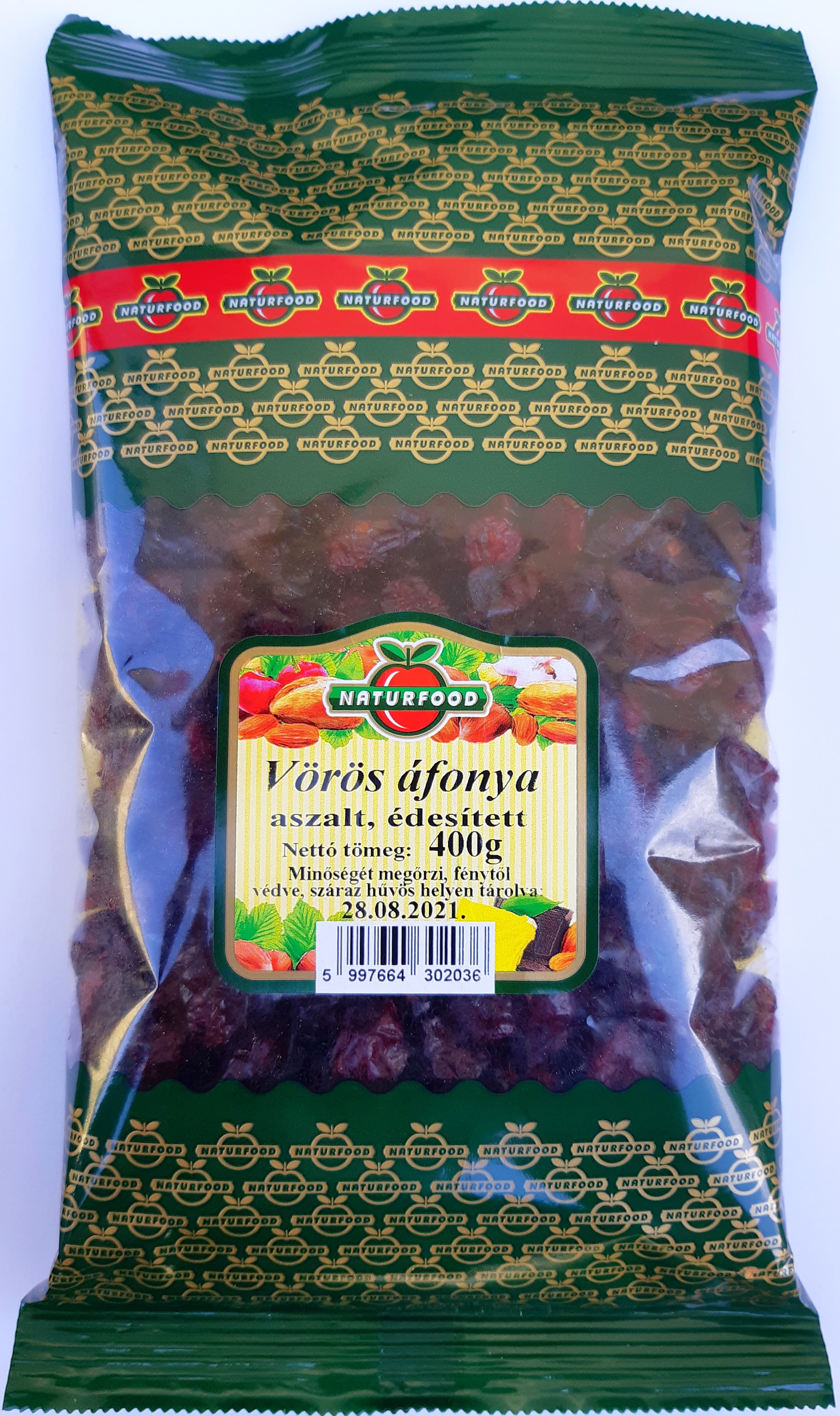 Naturfood sušené brusnice 400 g