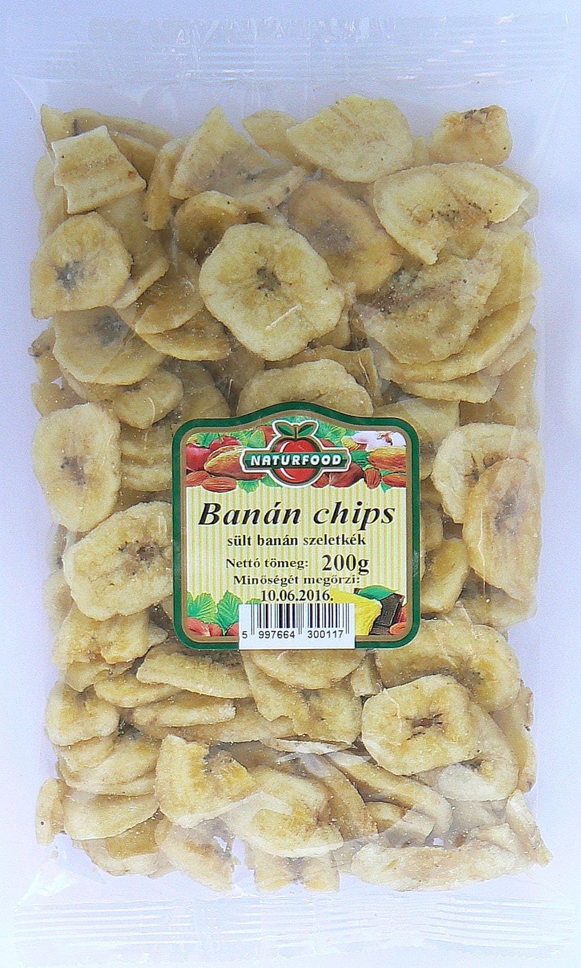 Naturfood banánové lupienky 200 g