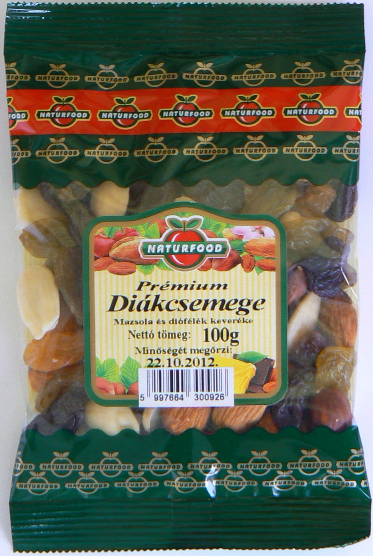 Naturfood prémiová študentská zmes 100 g