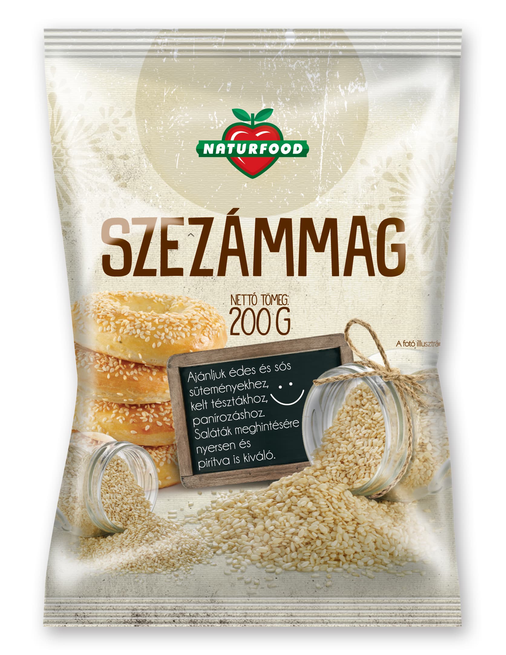 Naturfood Sezamové semienka 200 g