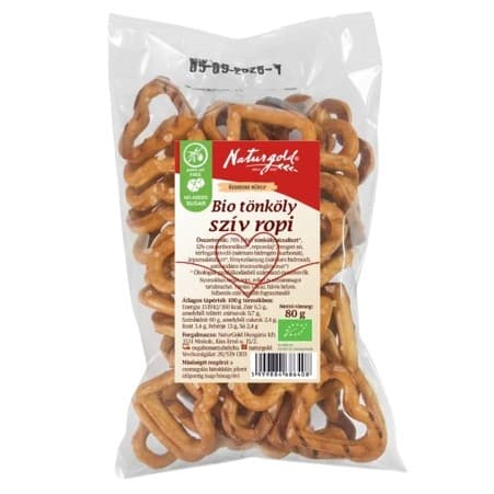 Naturgold bio špaldový srdiečkový chrumkavý snack 80 g