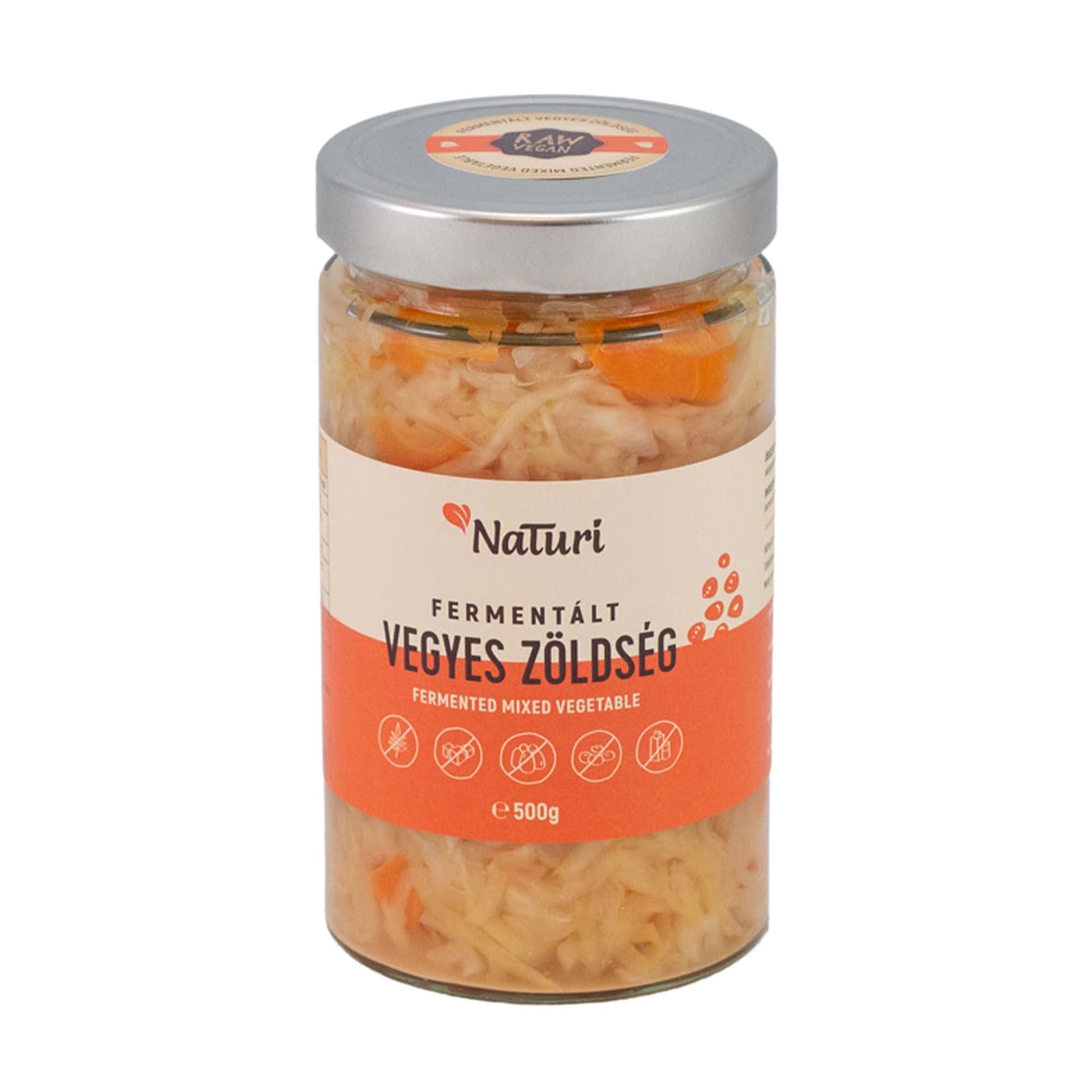 Naturi fermentované zmiešané zeleniny veľké 500 g