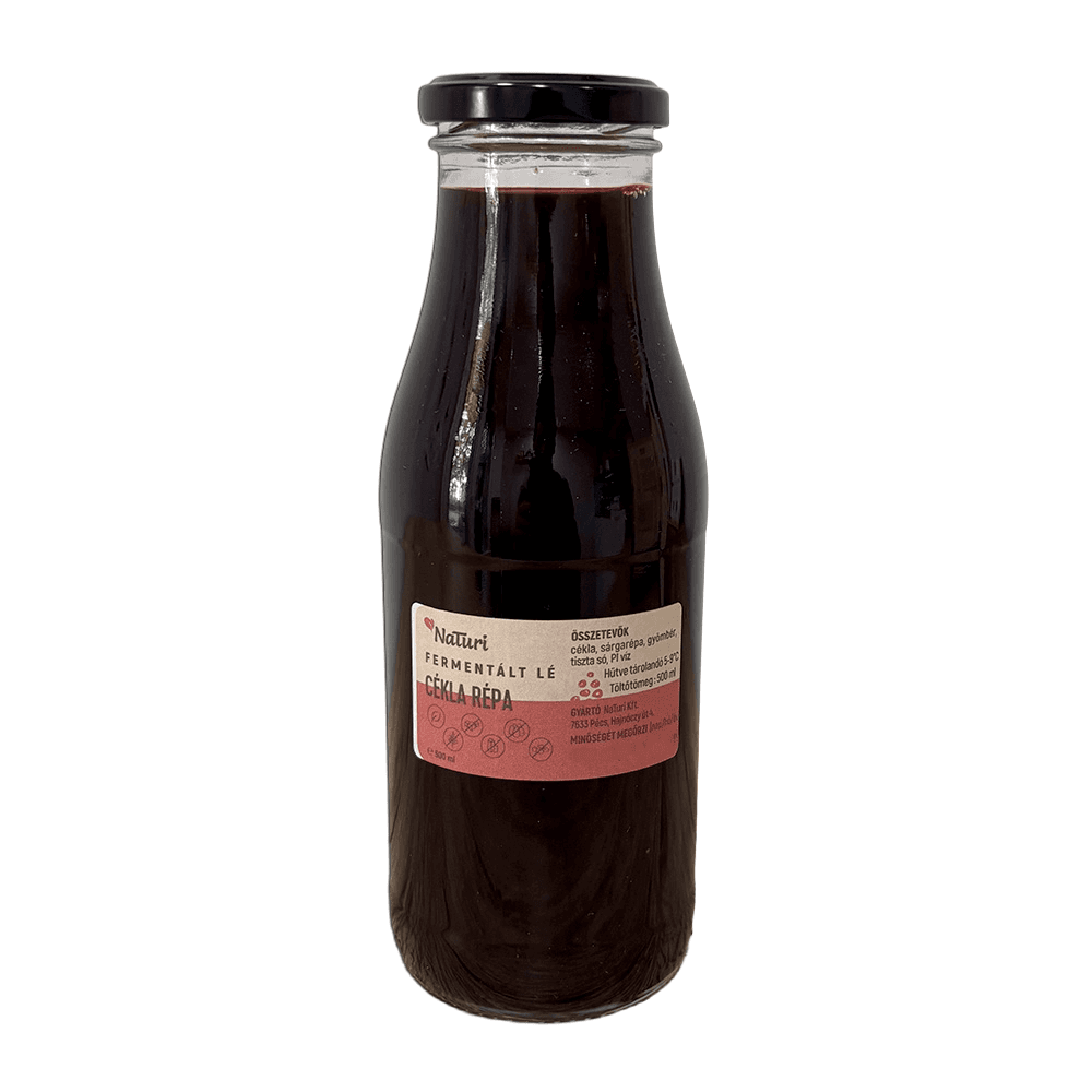 Naturi fermentovaná zeleninová šťava - cvikla mrkva 500 ml