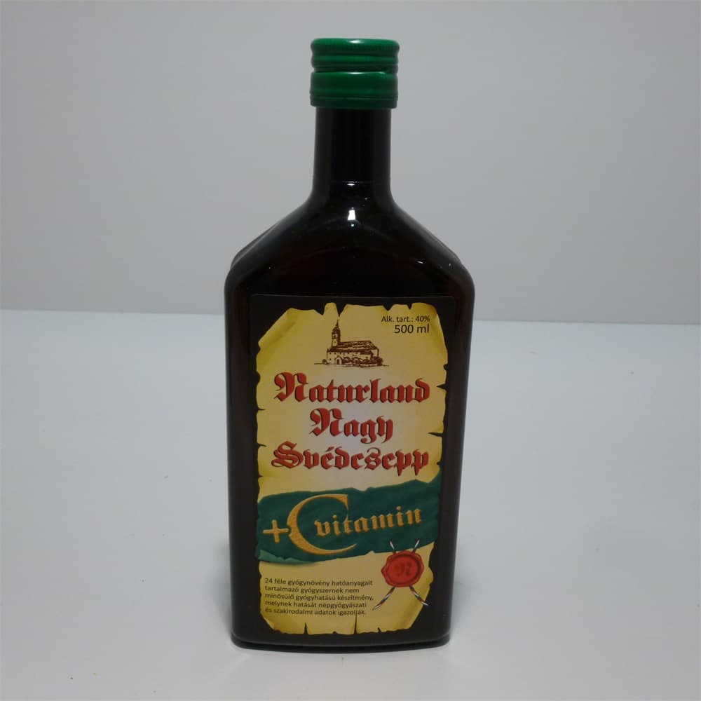 Naturland Švédske horké kvapky s 28 bylinkami a vitamínom C 500 ml - 28598