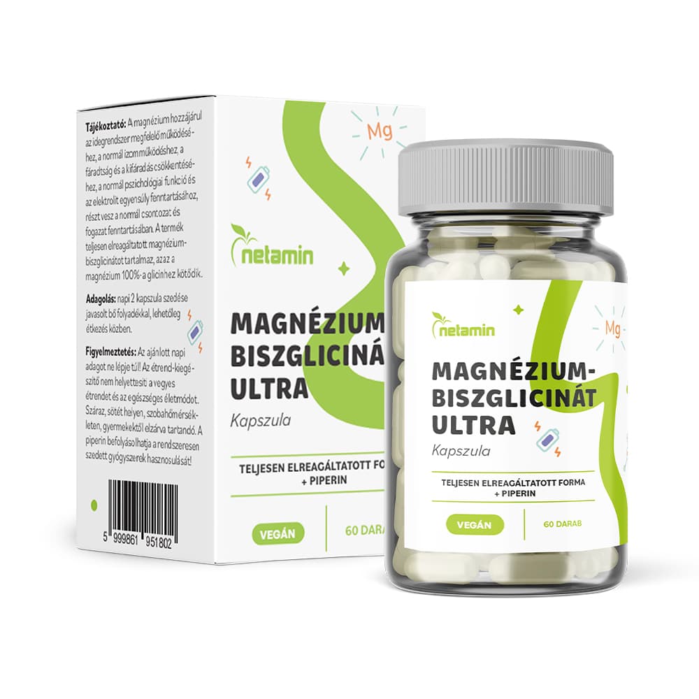Netamin horčík bisglycínat ultra kapsula 60 ks