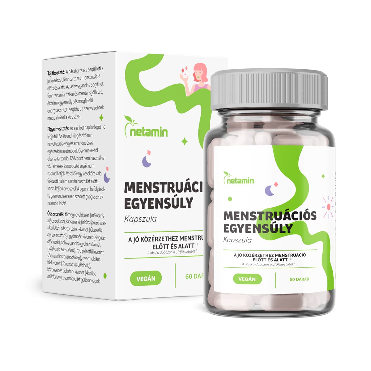Netamin kapsula pre rovnováhu menštruácie 60 ks